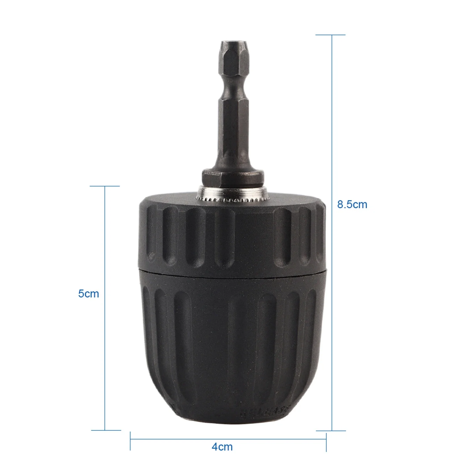 Adaptador de haste hexagonal de 1/4 '', 3/824unf 0.810mm, clipe de mandril sem chave com mandril de broca, clipe de mandril, acessórios de broca