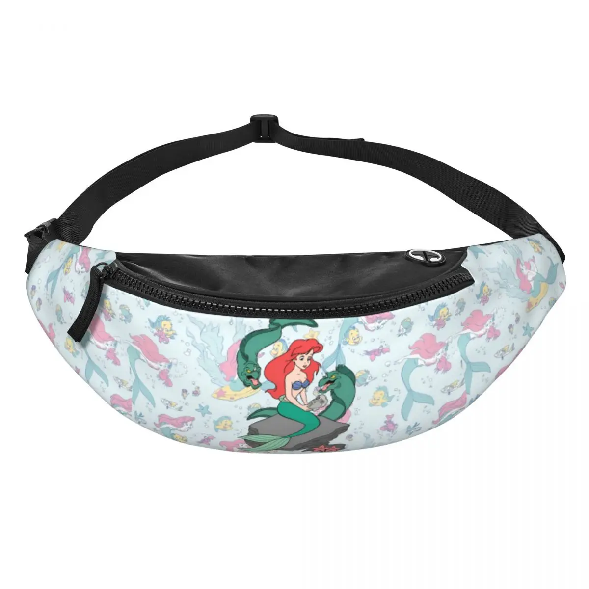 

Поясная сумка Custom The Little Anime M-Mermaid для мужчин и женщин, стильная сумка через плечо, дорожная сумка для телефона и денег