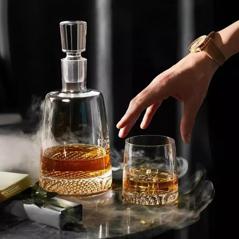 

Creative crystal glass wine glass whiskey cup foreign wine cup household commercial water cup