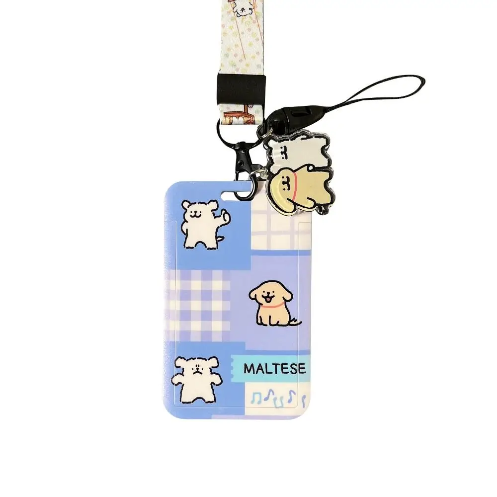 Protection Case Animal Photo Card Holder 3 Inch Stationery Line Dog 3 Inch Photo Card Bag Cute Creative Anti-lost Bus Card Case
