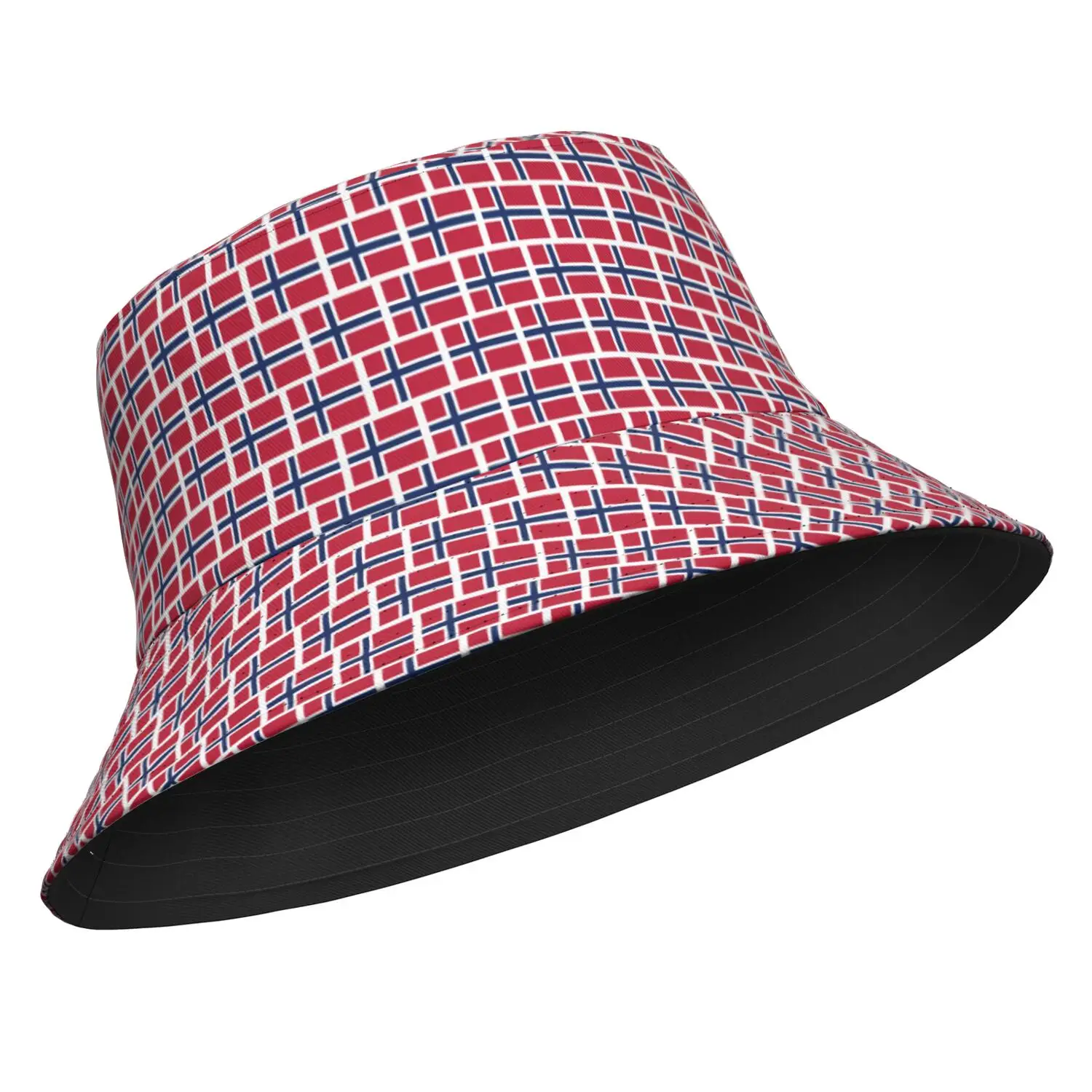 Norway Fisherman Hats Custom Made Name Team Logo Bucket Cap Country Travel Norge Norwegian Nation Kingdom Flags Headgear