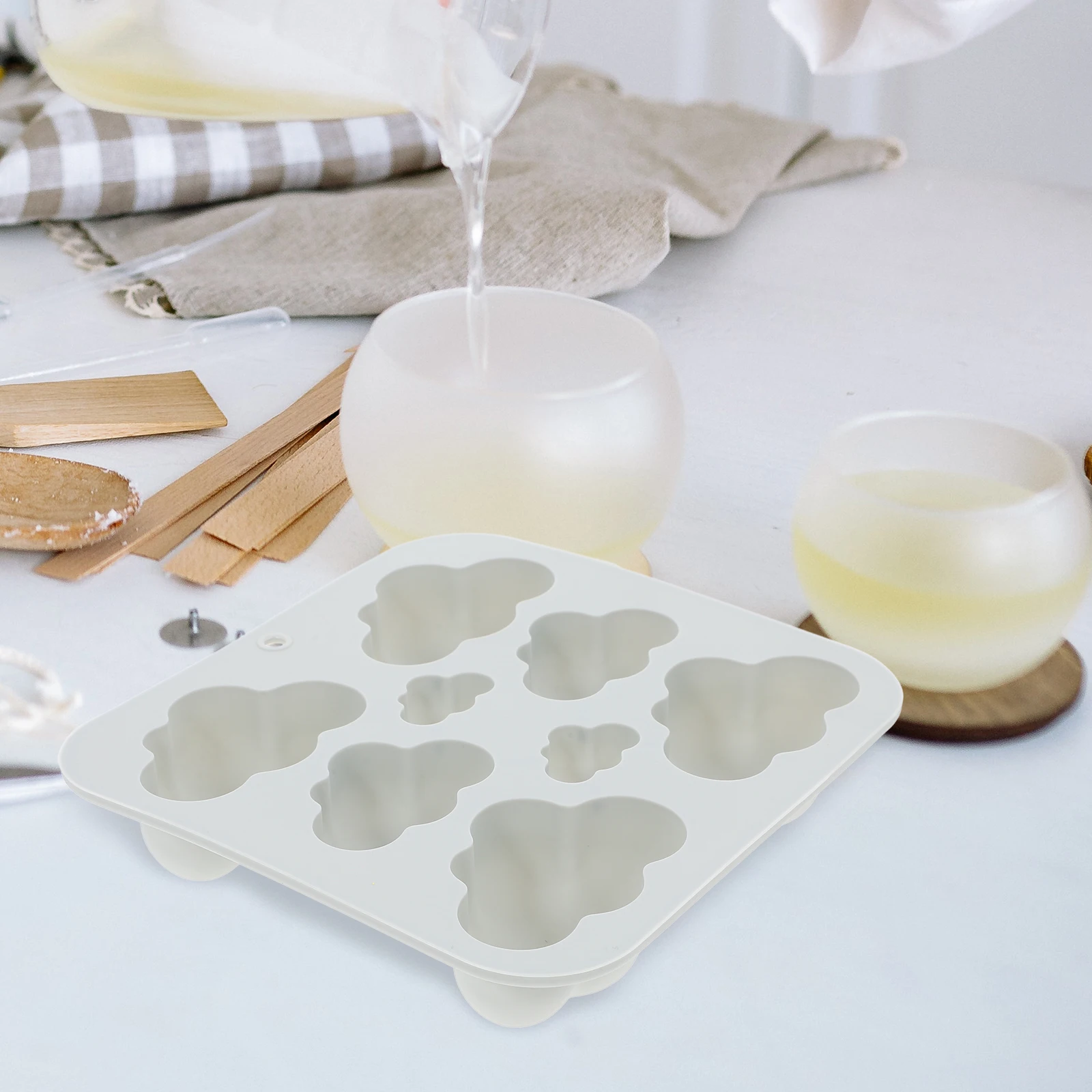 

Silicone Mold Cloud Shape Non-Stick Flexible Chocolate Cake Candy Baking Silicone Mold for DIY Treats Cookie Molds