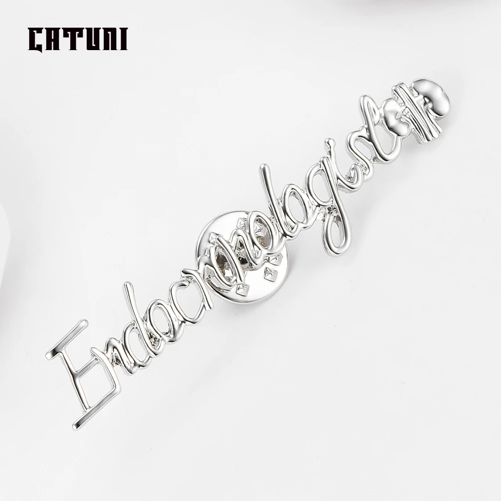 Catuni Endocrinology Pin Brooch for Endocrinologist Doctor Nurse Medical Lapel Lanyard Backpack Badge Jewelry Gift