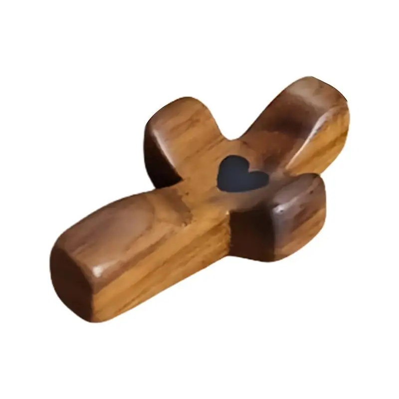 

Carved Wooden Crosses Wood Love Crosses With Hearts Hand Carved Wooden Crosses Encouragement Gift For Friends Praying Family