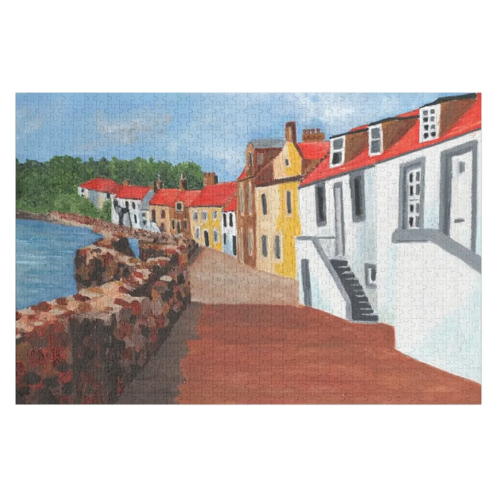 Pittenweem West Shore 6 Jigsaw Puzzle Wood Photo Personalized Custom Photo Customized Toys For Kids Personalized Toys Puzzle