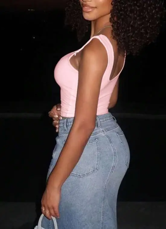 

Top Women 2026 Spring Summer New Solid Color Bow Decor Square Collar Sleeveless Versatile Slim Fit Daily Basic Tank Top