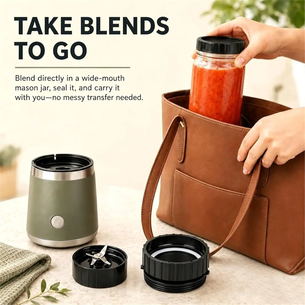 RECOMENDAR】2 Pack Jar and Blender Adapter,Wide Mouth Glass Cup Blender Adapter with Silicone Gasket,for Magic 250 Watt