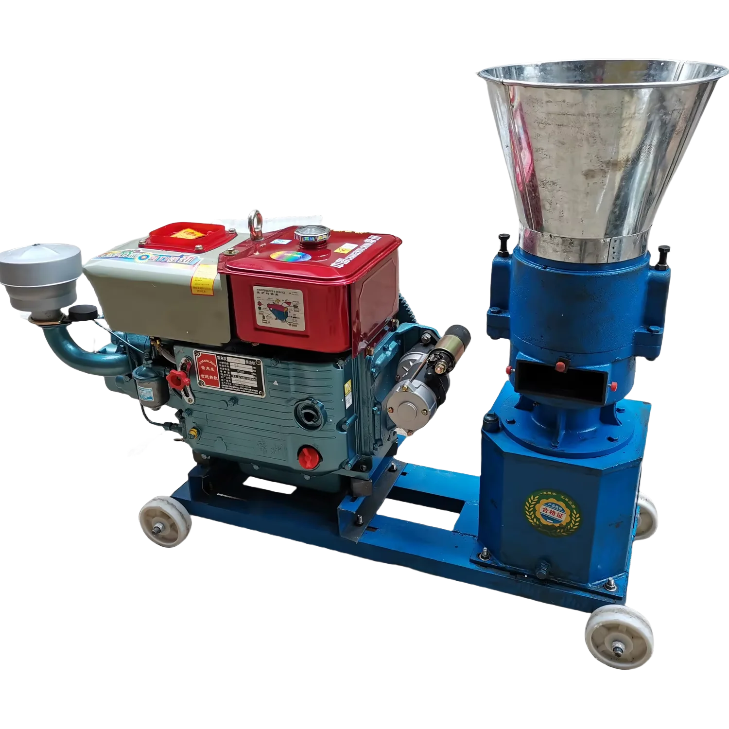 

150 Pelletizer With Diesel Engine Small Feed Pelletizer Machine Pellet Making Machine Diesel Feed Pellet Machine