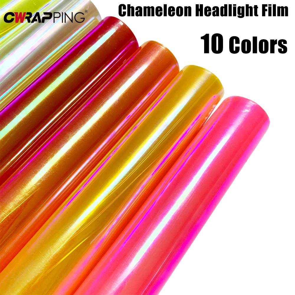Car Light Film Chameleon Dyeing Film Motorcycle Light Decorative Headlight Tail Light Fog Brake Light Creative Protective Film