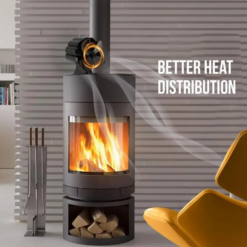 

Heat Powered Fan Quiet Eco Fireplace Fan Non Electric Quiet Eco Friendly Heat Powered Stove Fan For Wood Burning