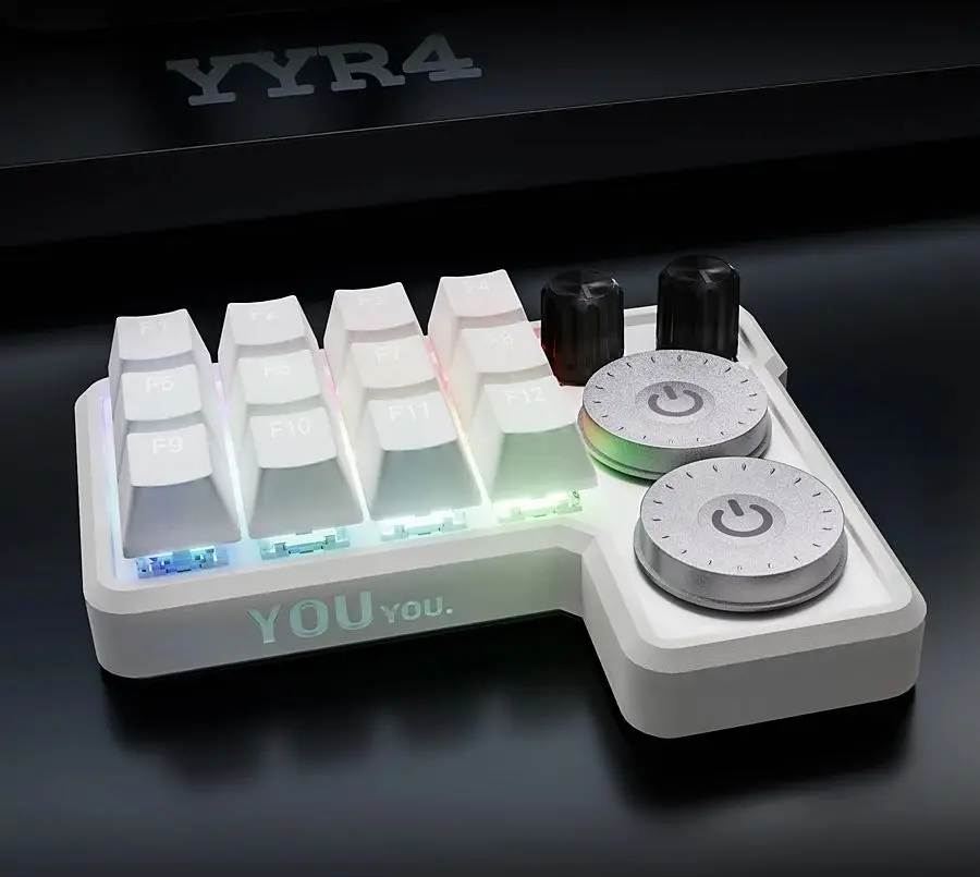 YouYou Studio YYR4 Customized DIY Keyboard Kit For Editor Illustrator Designer Keyboard Small Keyboard Kit Editing Shortcuts