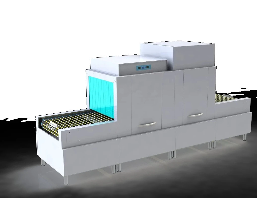 Custom Electric Industrial Full Automatic Crate Plastic Basket Washing Machine with Dryer for Restaurant Hotel Use