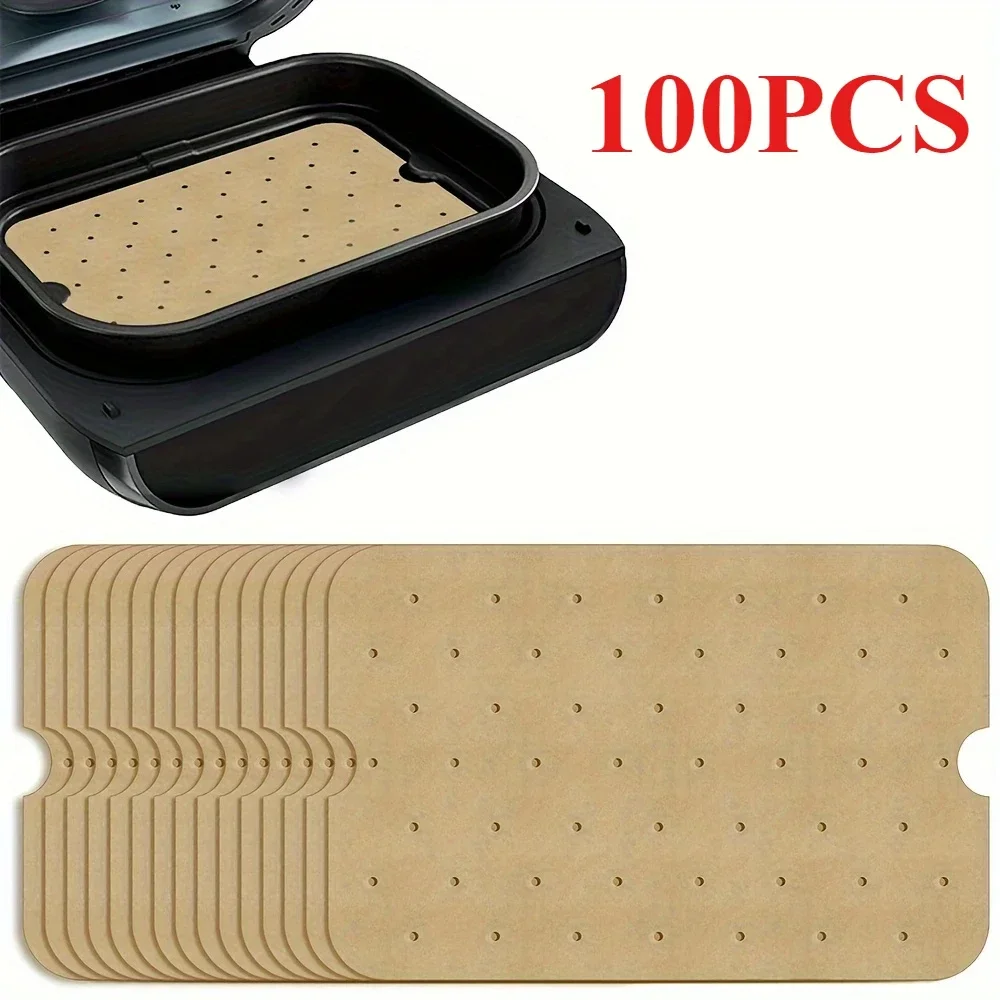 Air Fryer Parchment Paper for FG551 Ninja Foodi Smart XL 6-in-1 Indoor Grill Non-stick Perforated Airfryer Liner Baking Tools