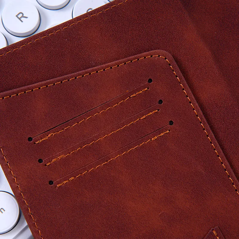 

Модный и минималистичный RFID-кошелек для путешествий из PU-кожи, многофункциональный, для визитных и кредитных карт, а также паспорта