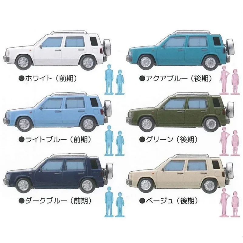 1/64 Original Stasto Gashapon RASHEEN SUV Car Qversion Mini Anime Action Figure Model Toys Gifts for Kid Collection Ornament