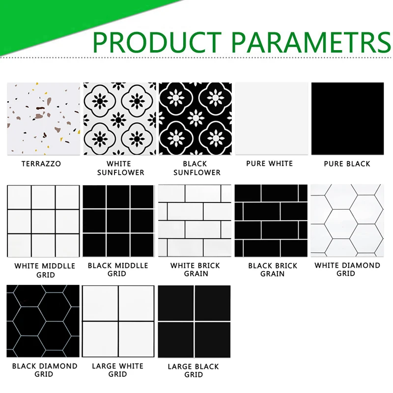 Pegatinas autoadhesivas para pared, papel tapiz de suelo de mármol para baño, impermeable, PVC, para dormitorio y sala de estar, 10 piezas