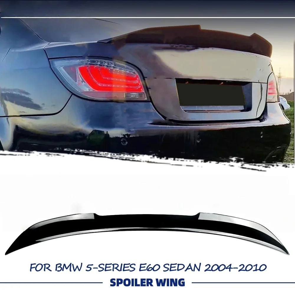 

Glossy Black M4 Style Rear Spoiler Wing For BMW 5-Series E60 Sedan 2004-2010