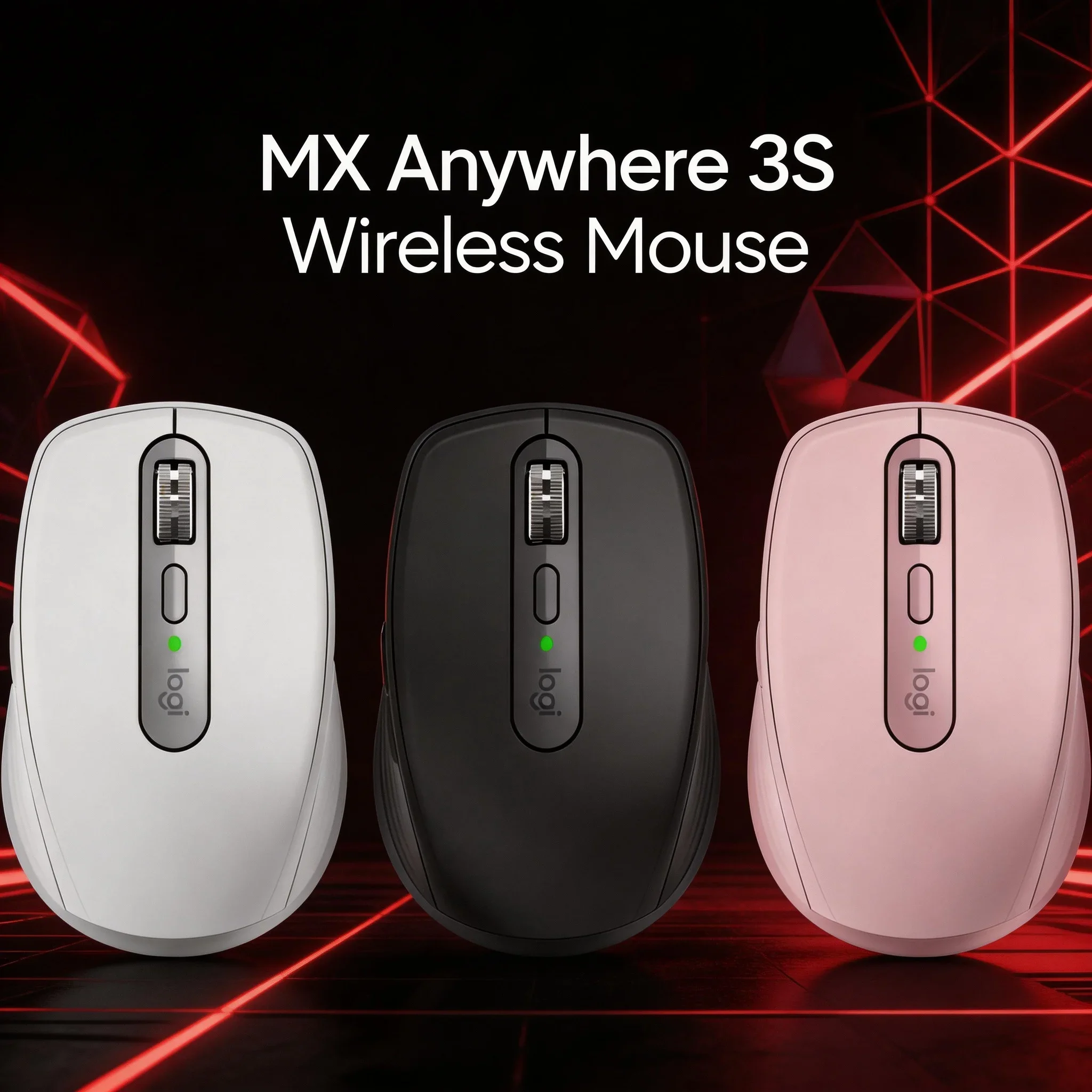 Logitech MX Anywhere 3S Business Elite Wireless Mouse Premium Design Multi-Device for Executive Office PC Computer Accessories