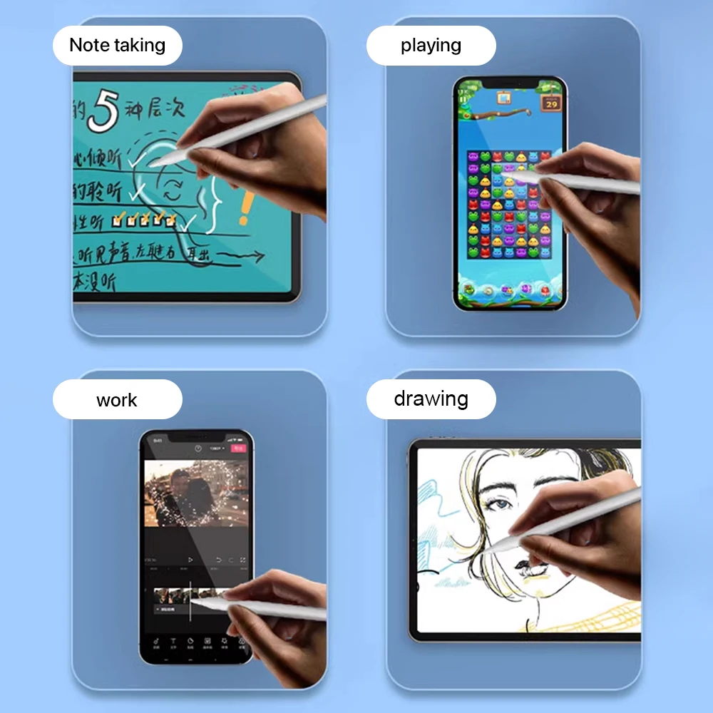범용 스타일러스 펜, 안드로이드 휴대폰 태블릿 터치 펜, 아이폰 화웨이 샤오미 펜, 정전식 스크린, 아이패드 펜슬