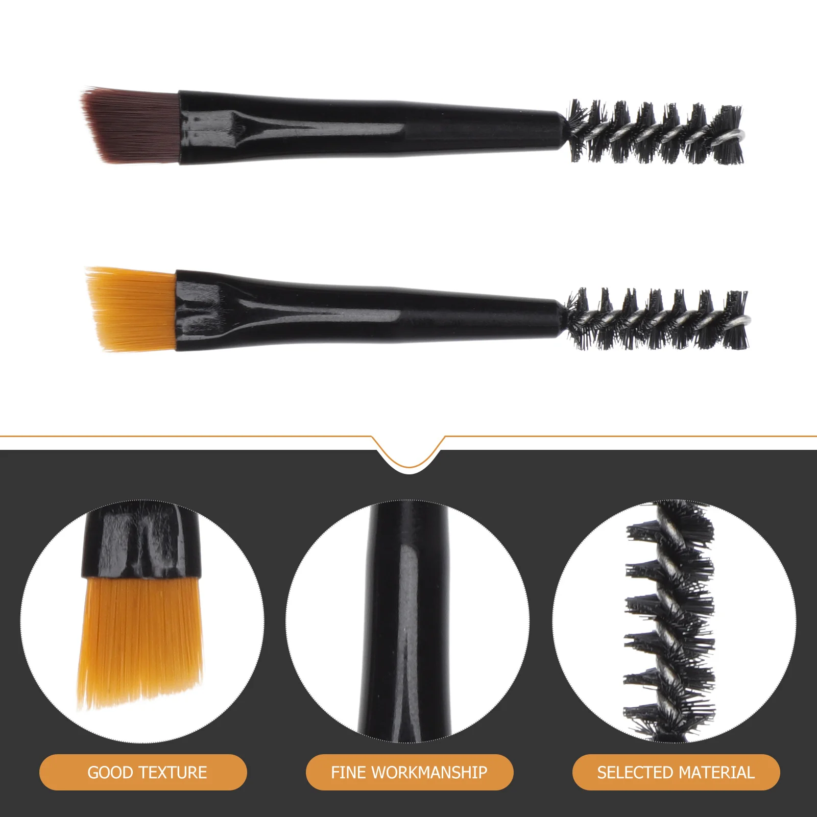

6Pcs Eyebrow Brush Mini Double-Headed Short Handle Multipurpose Eyebrow Trimming Comb Eyelash Shaping Tool Makeup Beauty Tool