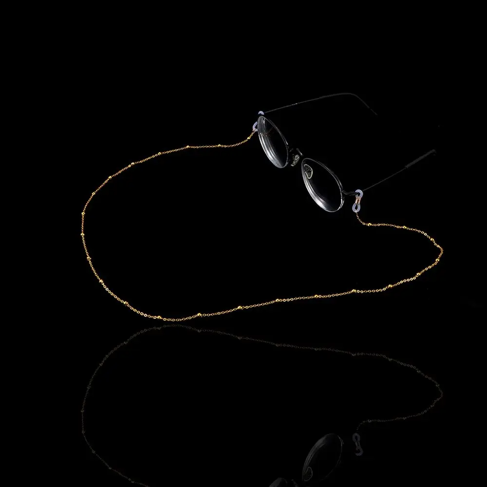 Eyeglass Metal Holder Silver Man Women Women Eyewear Beads Glasses Chain Sunglasses Gold Reading