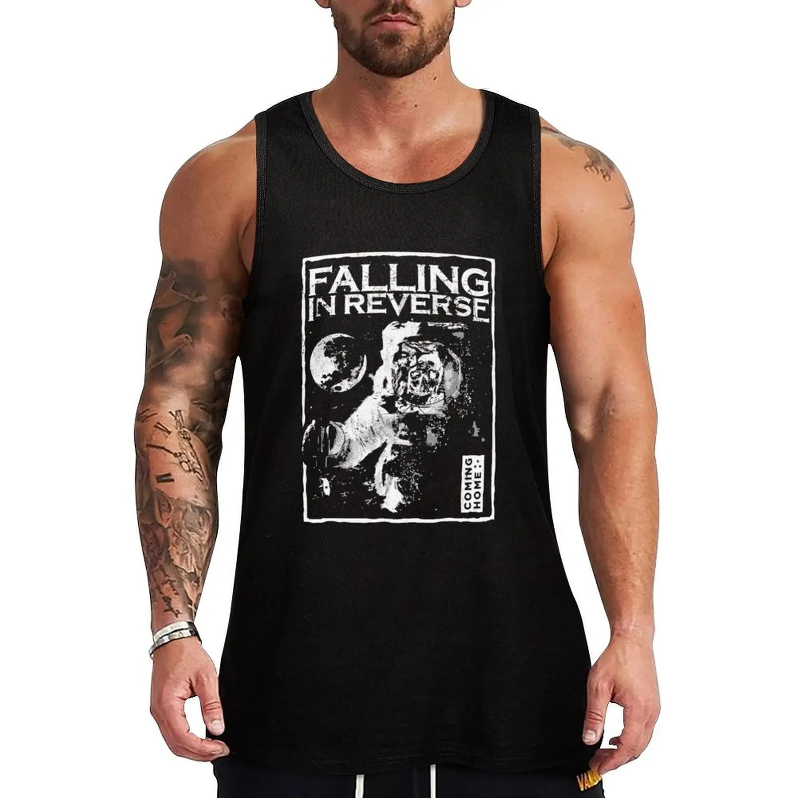 

Falling In Reverse Tank Top Men's summer t-shirt Men's sports t-shirt cool things clothes for men