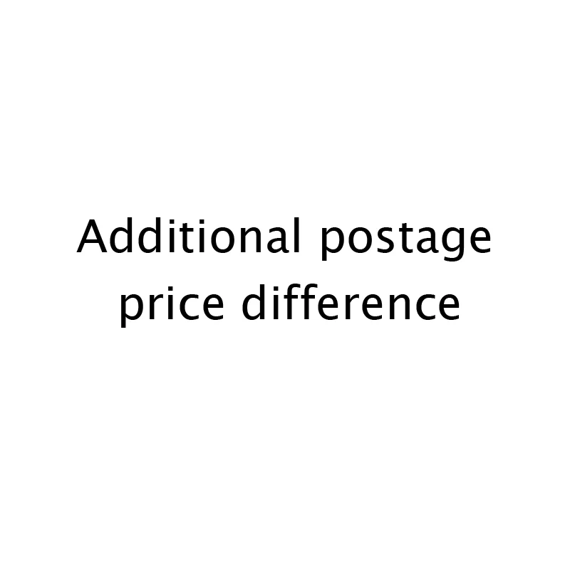 

Additional postage/price difference