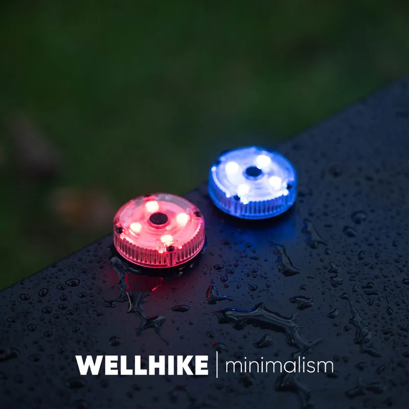 

Многофункциональный магнитный круглый кемпинговый фонарь WELLHIKE с присоской и клипсой, сигнальная лампа для палаток и тентов на открытом воздухе