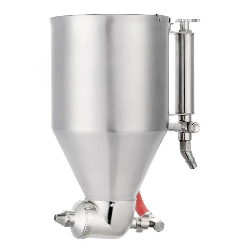 

3500ml Air Hopper Spray Gun Paint Texture Drywall Painting Sprayer with 6 Nozzles Air Stucco Sprayer Plaster Hopper Gun