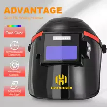 

HZXVOGEN Auto Welding Helmet For Cold Tig welding Cold Darkening Welder Mask