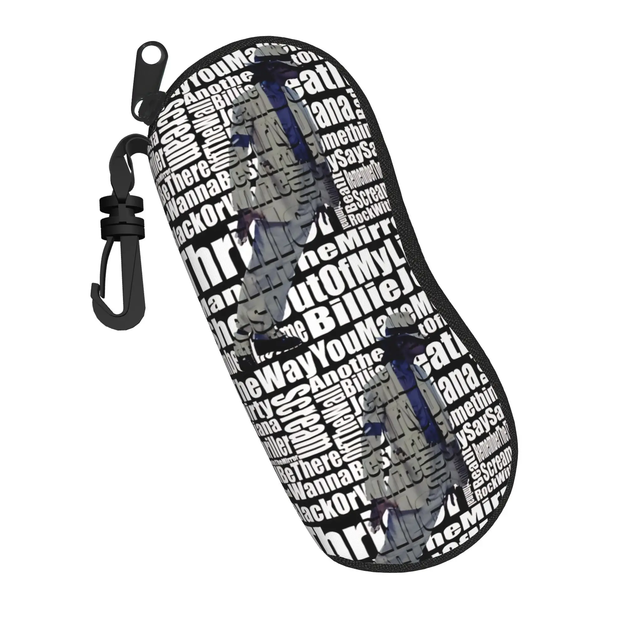 MJ Pop King Glasses Case Men Women Portable Accessories Music Eyewear Protector Ultra Eye Contacts Case