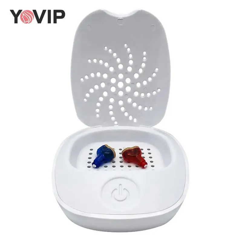 Moisture Proof Hearing Aid UV Dryer Case Electric USB UV Drying Box Headphone Dehumidifier Portable Health Care Tools