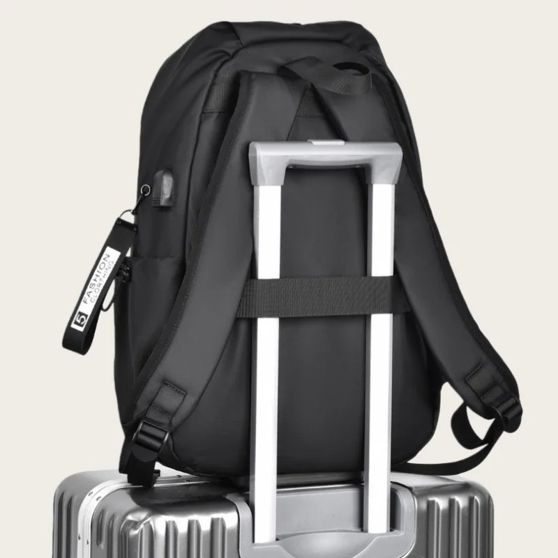 미니멀리스트 남성 캐주얼 백팩 대용량 여성 통근 백팩 경량 비즈니스 남성 백팩 편리한 USB