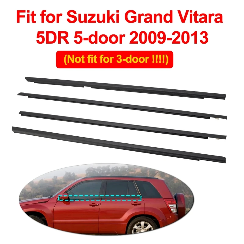 

Car Window Weather Strip Window Glass Waterproof Pressure Sealing Strip For Suzuki Grand Vitara 5DR 5-door 2009-2013