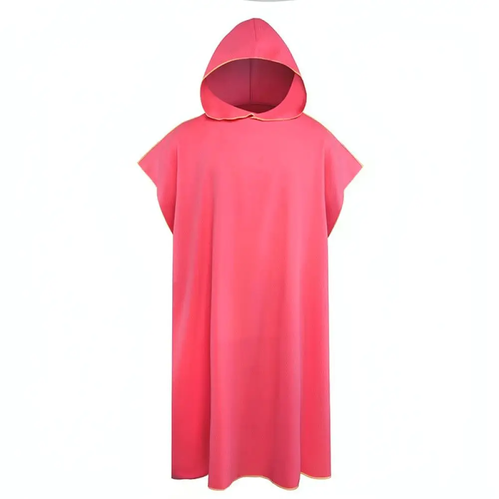 Microfiber Wearable Bath Towel With Hood Quick Dry Beach Cover Up Lightweight Absorbent Changing Robe For Poolside Vacation