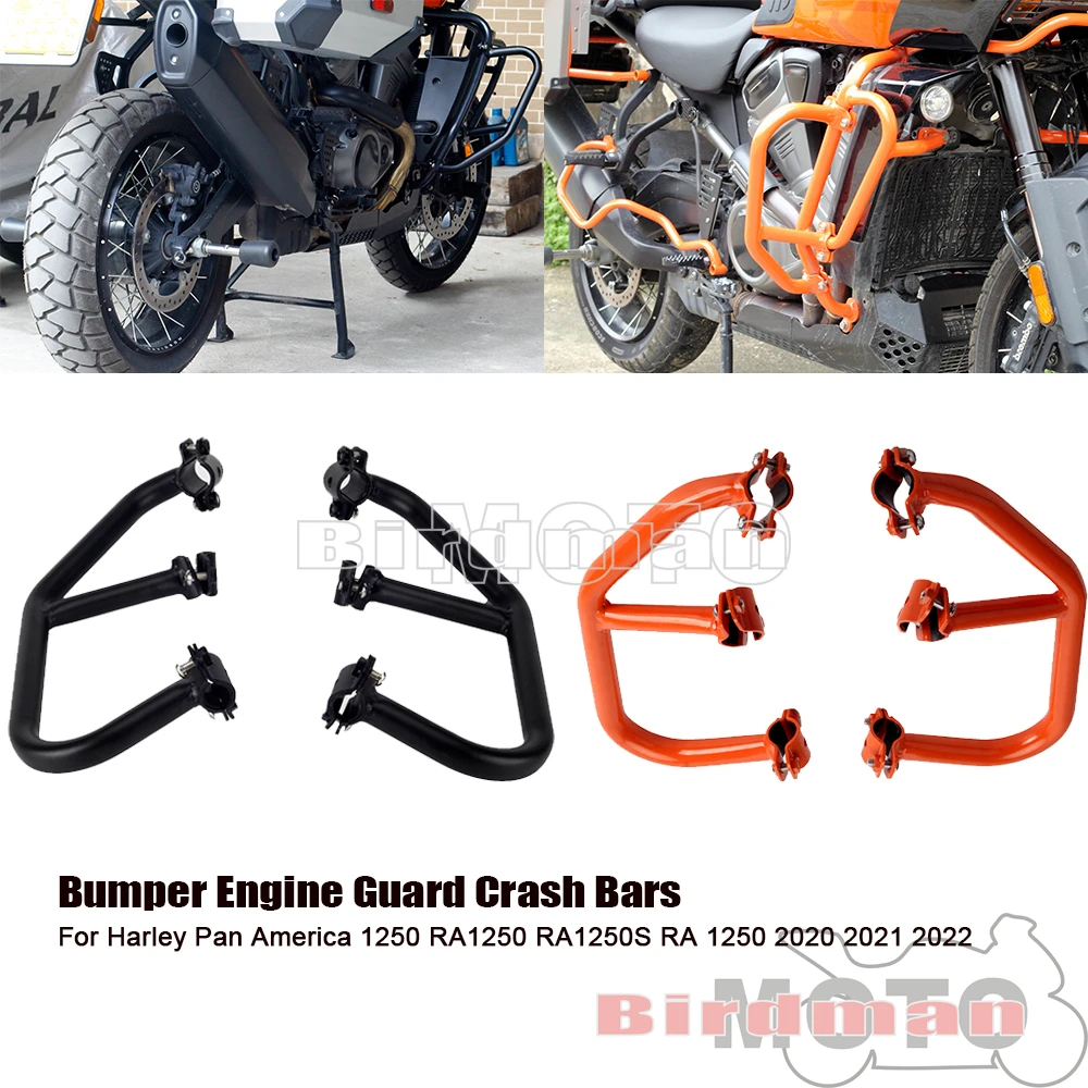 

Motorcycle Engine Guard Crash Bars Stunt Cage Bumper Frame Protector For Harley Pan America 1250 RA1250 RA1250S RA 1250 20-24