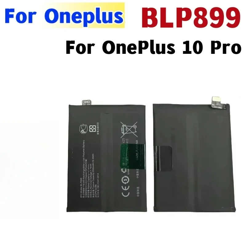 Nieuw verbeterde BLP899 5000 mAh vervangende batterij voor OPPO voor OnePlus 10 Pro Hoge capaciteit mobiele telefoon batterijen + gereedschap