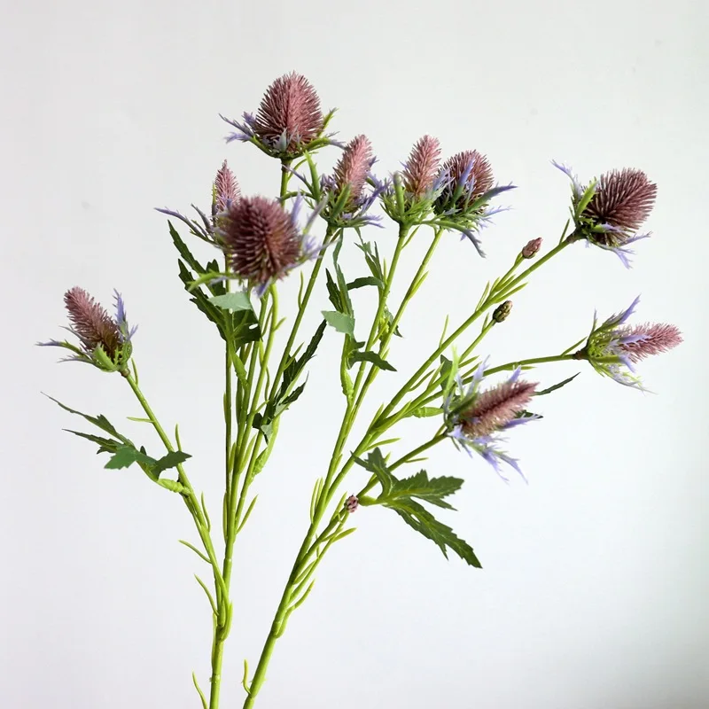 Hermosa Rama de flores de frutas y bayas con hojas falsas para decoración de fiesta de boda, flores artificiales de plástico, decoración del hogar