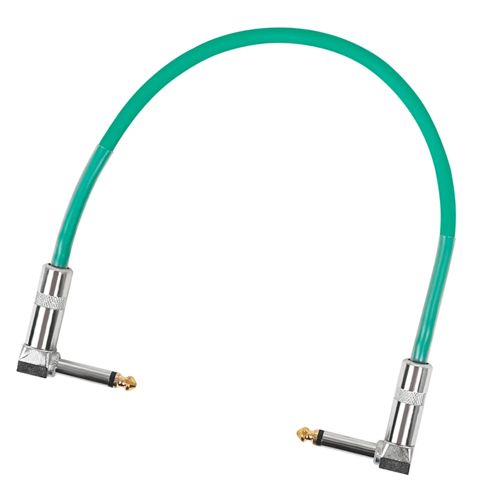 

1 Guitar Patch Cable Blue PVC Copper High Fidelity Sound Anti Interference Electric Guitar Cord Professional Recording Equipment