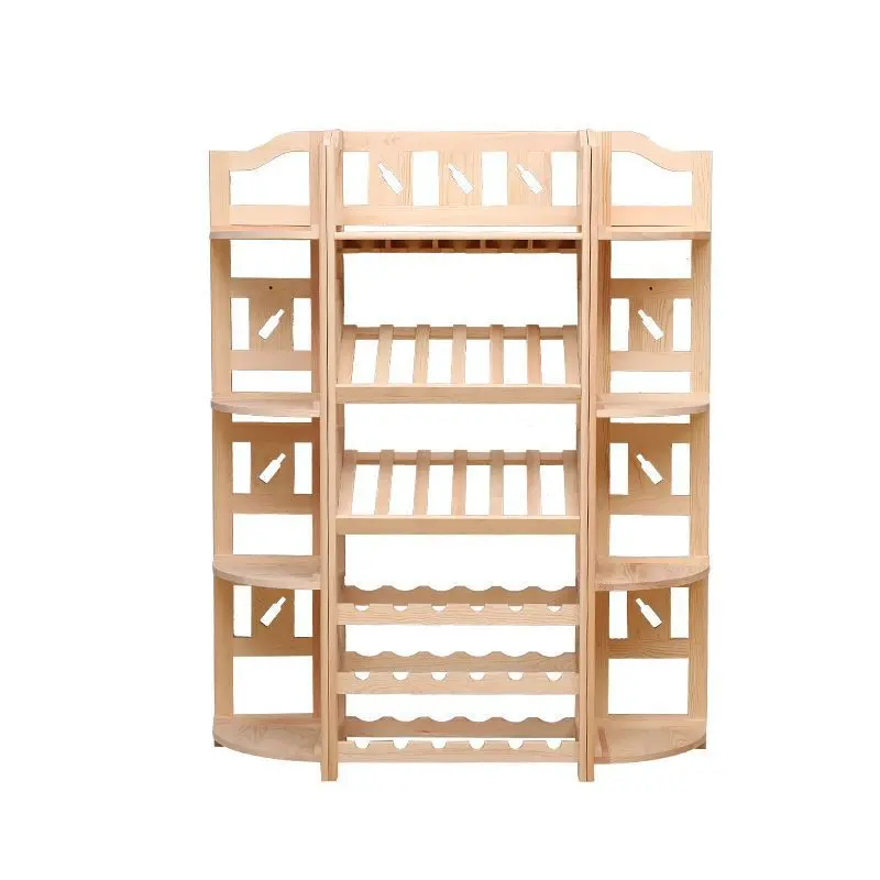 

red wine rack, household upside-down wine glass ornament, European-style floor-to-ceiling, retro floor-to-ceili