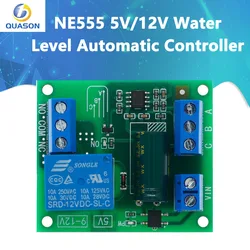 NE555 5V/12V su seviyesi otomatik kontrol sıvı sensörü anahtarı Solenoid vana Motor pompası otomatik kontrol röle kurulu