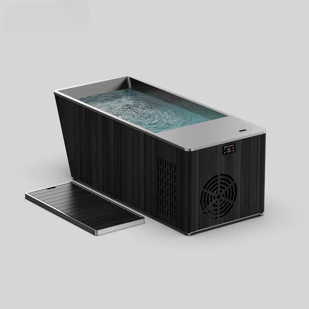 Syochi Factory Prices All in One Stainless Steel Cold Plunge Tub with Chiller and Filter for Ice Bath Recovery