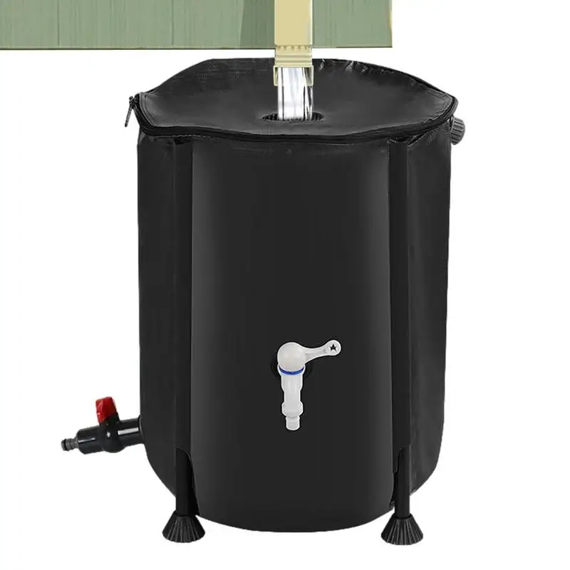 

Portable Rain Catcher Barrel 200L Roof Water Collection Barrel Weather Proof Sturdy Water Tank Rain Container With Filter Spigot