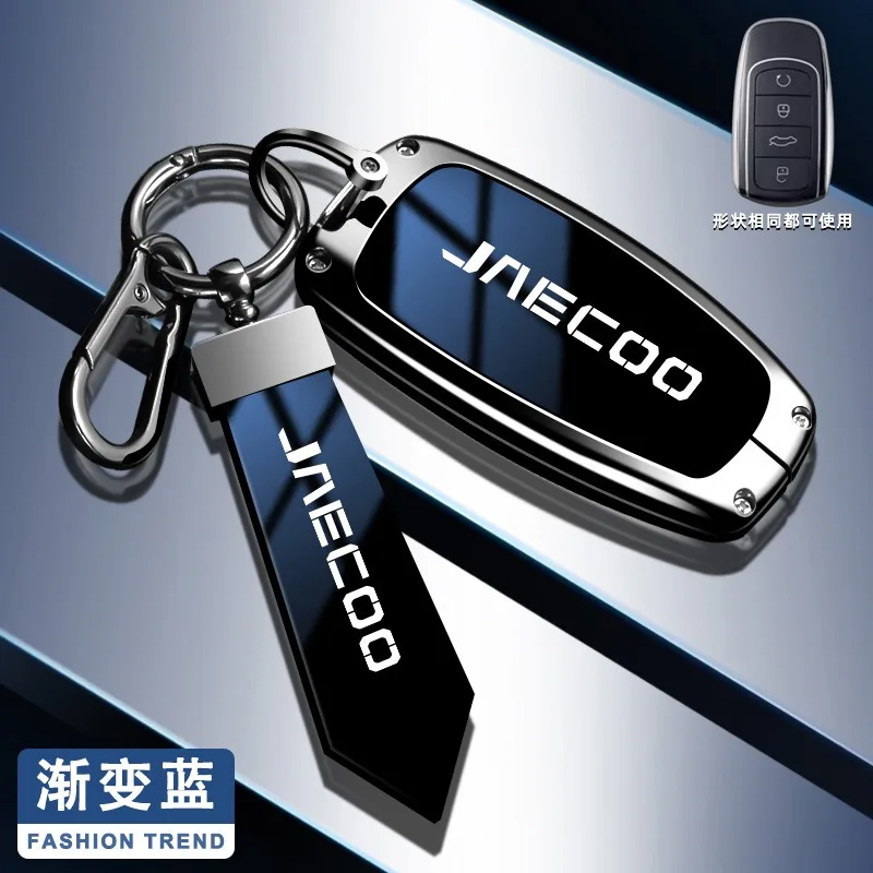 

Zinc Alloy Car Smart Remote Key Case Cover Bag For For Jaecoo J6 J7 J8 Phev 2023 2024 2025 Auto Keychain Key Protection Shell