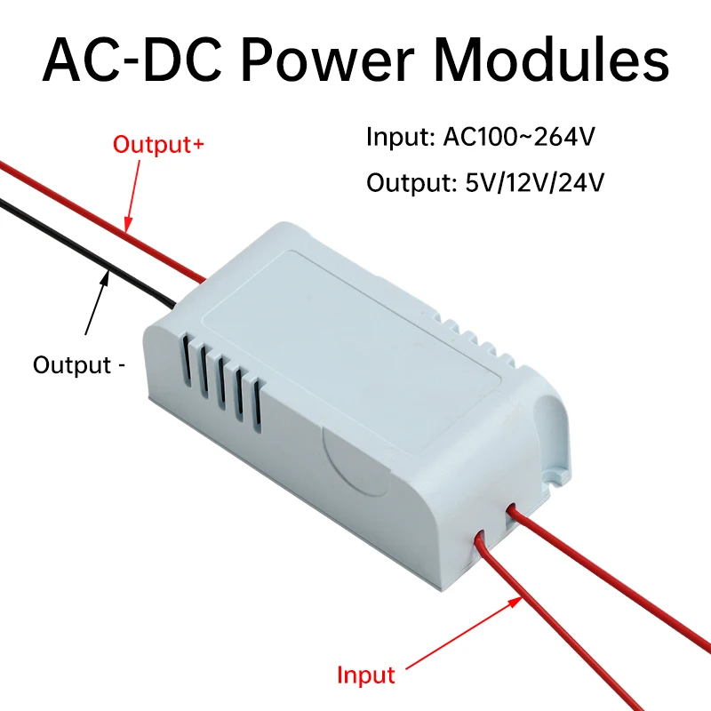 AC100-264V to DC5V 2A/12V 1A/24V 500mA Switching Power Supply Module Step-Down Constant Voltage Power Adapter