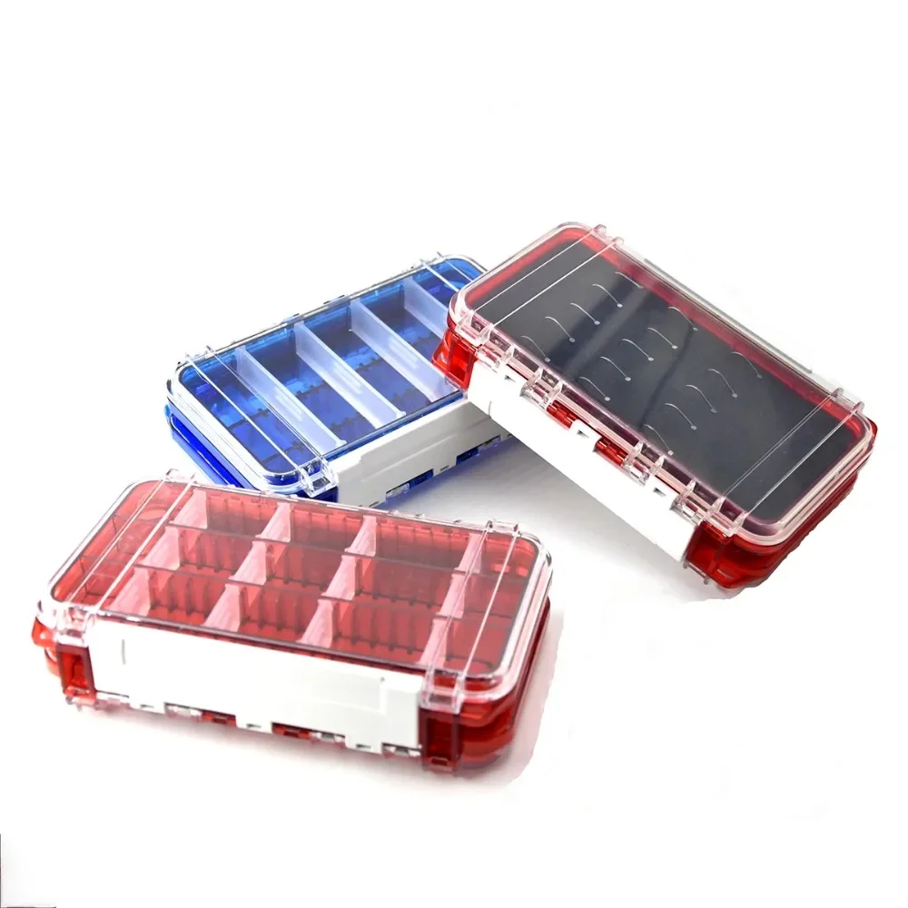 Waterproof Fishing Tackle Box Double-Sided Bait Lure Fish Hook Hook Up  Accessories Fishing Box Storage Box Carp Fly Fishing