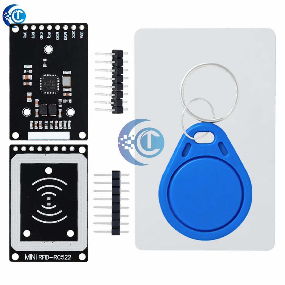 Modulo RFID RC522 mini kit S50 13.56 Mhz 6cm con tag SPI scrivi e leggi per arduino uno 2560