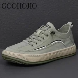 Autumn Men Casual Shoes Spring Men Sneakers Light Shoes Men Vulcanize Shoes All-match Shoes Male Flats Lace-up Platform Canvas