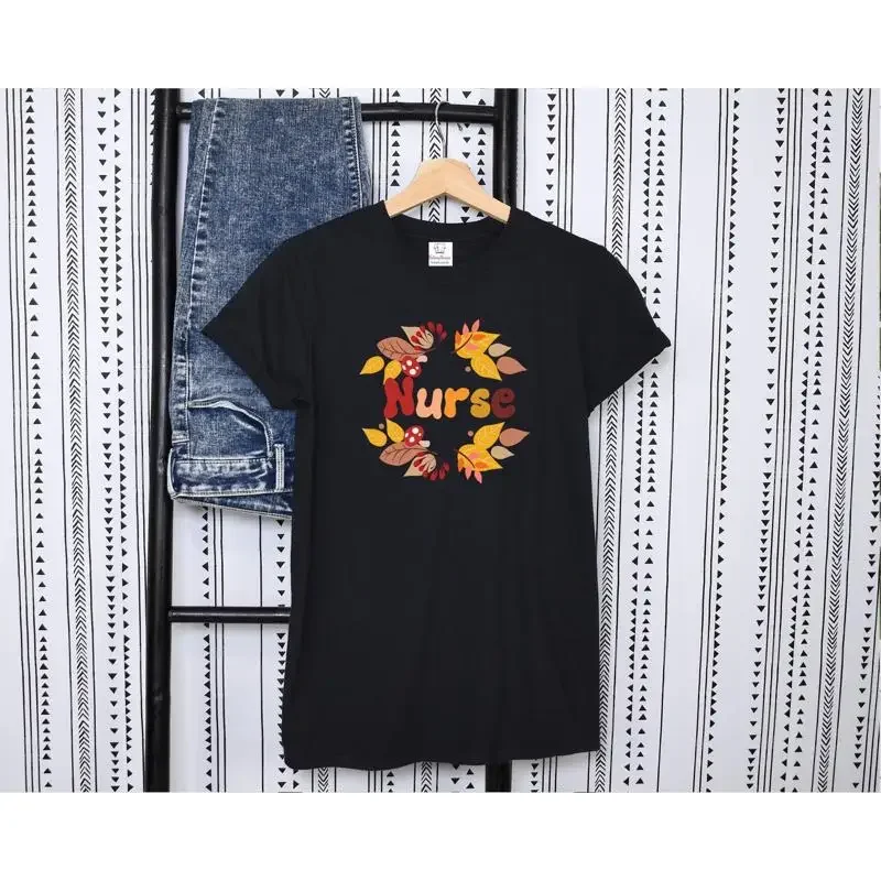 

Nurse T Shirt for s Week Halloween Fall Thanksgiving
