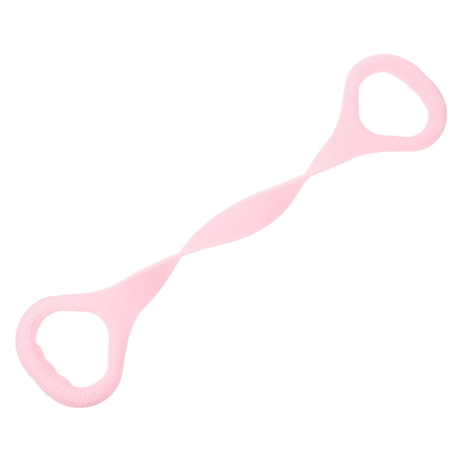 

Handle Design Single Resistance Exercise Band Pink For Home Gym Training Sports Elastic Rope Yoga Pilates Resistance Band